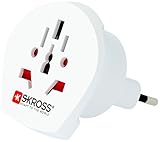 SKROSS® Country Adapter World to Italy: Reiseadapter für Reisen in Länder, die den italienischen Standard verw