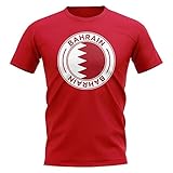 Airosportswear Bahrain Football Badge T-Shirt (Red)