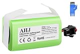 AHJ 14.4V 2600mAh Ersatz-Akku Kompatibel mit Eufy RoboVac 11 11S 11S MAX RoboVac G10 Hybrid RoboVac 30 30C 35C RoboVac 15C 15C MAX Tesvor X500 DEEBOT N79S N79 Reinigungsbürste Zubehö
