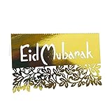 Grußkarte Dekorationskarten 5. 0PCS. Eid Mubarak Laser Cut Table Name Place Cards Vine Postkarten Ramadan Kareem Muslim Festival Happy al- Fitr Eid Party Decor Geburtstagsk