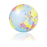PI-PE Wasserball aufblasbar 29 cm Strandball Weltkugel Atlas Globus Wasserball - tolle Motive - 29 cm (Erde)