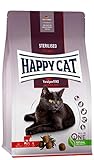 Happy Cat 70575 - Sterilised Adult Voralpen Rind - Trockenfutter für sterilisierte Katzen und Kater - 4 kg I