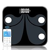 Bluetooth-Bodenwaage Körperfett elektronische Waagen for Badezimmer 18 0kg / 400lb. Smart Digital Balance Waage Skalen Körpergewicht Maßstab Gewichtskalen Skalen for Körpergewicht Smart Scale Skala G