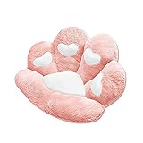 Wendbarer Sessel, niedliches Sitzkissen, gemütlich, Pfotenform, Stuhlkissen, Plüsch, bequem, Sitzkissen, Büro, faul warmes Sitzkissen, Bett, Tatami, Bodenkissen für Zuhause und Bü