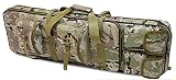 Waffenkoffer Für Langwaffen,Futteral Langwaffen Durchgehender Reißverschluss Taktische Gewehrtasche Oxford Stoff Soft Air Rifle Gun Carry Case,Tragbare Waffentasche Zum Angeln Camouflage,120CM