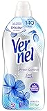Vernel Fresh Control Cool Fresh, Weichspüler für einen langanhaltenden Duft und traumhaft weiche Wäsche (64 (1x64) Waschladungen)