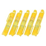 Schnurwasserwaage, 5PCS Schnurlinien Wasserwaage String Line Wasserwaage, Mini Seil Wasserwaage mit vorgeformten Haken,Richtwaagen für Baugewerbe, Maschinenbau Vermessung usw,String Line Level (A)