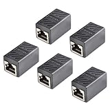 ATPWONZ 5 stück RJ45 Netzwerkkabel Verbinder Ethernet LAN Kupplung Modular Adapter für Netzwerkkabel, Ethernet Kabel, Patchkab