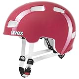 Uvex Unisex Jugend, hlmt 4 Fahrradhelm, pink, 55-58