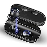 Bluetooth Kopfhörer in Ear Sport Kabellose Headset - HOSPAOP X1 Earbuds Bluetooth 5.0 Stereo Lärmminderung Wireless Ohrhörer mit 150H Ladebox und Mikrofon für iPhone, Samsung, Huaw