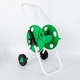 Professionelle Schlauchwagen Set Gartenschlauch 50m Schlauchtrommel mit Schlauchaufroller Set für Aufbewahrung 1/2' 50m G