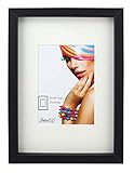 Ideal Trend 3D Objektrahmen Holz Bilderrahmen A4 23x23 30x40 40x50 50x70 Shirt Trikot Rahmen: Farbe: Schwarz | Format: 30x40
