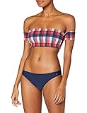 s.Oliver RED LABEL Beachwear LM Damen Caroline Bikini-Set, rot-blau kariert, 42