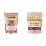 MeaVita Bio Flohsamenschalen, ballaststoffreich und vegan 99 Prozent rein, (500 g) indische Flohsamenschalen & hia Samen, 1er Pack (1x 1000g)