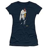 Elvis - - Gelbe Schal Junge Frauen T-Shirt in Navy, Small, Navy
