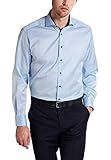 eterna Langarm Hemd Comfort Fit Twill unifarb