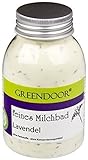 GREENDOOR Milchbad Lavendel 250ml aus der Naturkosmetik Manufaktur, Haut pflegendes Milch Bad, 100% natürlicher Badezusatz, biologisch abbaubar, Entspannungsbad, Wellness Bad, Geschenk