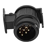 Yunduo 1pc 12V Anhänger Adapter Stecker 13Pin auf 7Pin Anhängerkupplung Anhängerkupplung Konverter Zubehör für Wohnwag