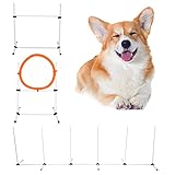 Ausla Trainingsspielzeug für Hunde und Agility-Kits, Starter-Set für Agility-Training von Hindernissen für Haustiere, für Sprünge auß