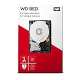 WD Red 1TB interne Festplatte SATA 6Gb/s 64MB interner Speicher (Cache) 8,9 cm 3,5 Zoll 24x7 5400Rpm optimiert für SOHO NAS Systeme 1-8 Bay HDD RETAIL WDBMMA0010HNC-ERSN