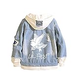 Lil Peep Hoodie Herren Damen Jeansjacke Langarm Mode Freizeitkleidung Unisex Kapuzenpullover Hip Hop Top