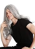WIG ME UP - LM-155-ZA68E Perücke Herren Damen lang wild Mittelscheitel Heavy Metal Alter Rocker Hippie g
