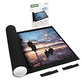 LAVIEVERT Puzzle-Rollenmatte / Puzzle-Aufbewahrung / Puzzle-Sparer / Puzzle-Speichersystem / Puzzleunterlage / Puzzlematte, umweltfreundliches Material, Puzzles bis zu 1500 Stück aufbew