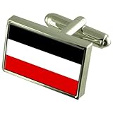 Select Gifts Reich alte Militairy Deutschland Fahne Manschettenknöp