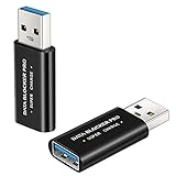 USB-Datenblocker, schnelles Aufladen – Zampam USB-Kondom-Ladegerät, schützt vor dem Entsaften, unterstützt schnelles Aufladen bis zu 50 V/5 A, 2 Stück