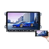 TOTMOX Android 2 DIN Autoradio GPS-Navigation, 9-Zoll-Auto-Multimedia-MP5-Player mit Bluetooth 4.0 und WIFI-Hotspot, UKW-Radio, Mirror Link