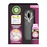 Air Wick Freshmatic Max – Starter-Set mit Gerät und 1 Nachfüller – Batteriebetrieben – Duft: Sommervergnügen – 1 x 250 ml Nachfüller + Gerät in Schw