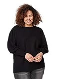 Zizzi Große Größen Damen Strickpullover mit Ballonärmeln Gr 50-52 Schw