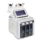 6 in 1 Spa-Nutzung Diamant Peeling und Wasserstrahl Beauty Aqua Facial Hydro Dermabrasionskin Pflege Beauty Tools Mitesser Entferner Hautaufhellung Verjüngung