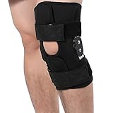 ZJchao Kniescheiben-Kniebandage, verstellbare Kniebandage, Sport, orthopädische Kniebandage mit Aluminium-Legierung, Unterstützung für Damen und Herren, für Dekompression und Schmerzlinderung - - XL