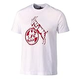 1. FC Köln T- Shirt „Basic weiß-rot” Gr. 5XL