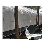 YJFENG Schwarzweiß-Kunststofffolie, Gewächshaus Mylar Abdecken, Wärmedämmung Reflektierend Wandverkleidung, DIY-Projektionsleinwand, Pflanzenzuchtraum (Color : 0.12mm, Size : 6x6m)