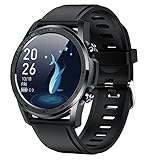 Smart Watch Activity Tracker Watch.Smart Uhr Herzfrequenz Oximetrie Watch Wasserdichte Fitness-Tracker-Uhr mit vollem Touch-Bildschirm mit Xiaomi Black kompatib