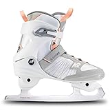 K2 Skates Damen Schlittschuhe Alexis Ice Fb — White - Coral — EU: 38 (UK: 5 / US: 7.5) — 25E0050