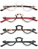 VEVESMUNDO Anti Blaulicht Lesebrille Damen Herren Modern Federscharnier Computerbrille Blaulichtfilter Lesehife Sehhilfe Brille mit sehstärk