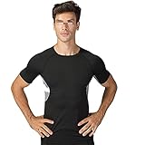 Muskelshirt Herren Modern Einfachheit Mode Farbkontrast Spleißen Herren Shirt Sommer Basic Rundhals Slim Fit Herren Kurzarm Sport Schnelltrocknend Herren T-S