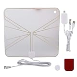 MOH Dünner Antennenverstärker -Indoor HDTV TV ISDB ATSC DVBT Dünner Antennenverstärker Power Boost für American TV R