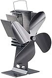 Carlo Milano Kaminventilator: Stromloser Kaminofen-Ventilator mit 4 Lüfter-Blättern, für 65-345 °C (Ventilator Ofen)