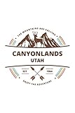 Canyonlands Utah: Cool Canyonlands Utah National Park Travel Journal / Notebook / Diary / Hiking & Camping Log Gift (6 x 9 - 110 Blank Lined Pages)