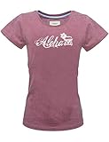 Damen T-Shirt VW Bulli »Aloha« Rot Weiß (S)