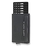 Solo Pelle Kartenetui | Kreditkartenetui | Leder Geldbörse Slim Wallet Portmonee | Geldbeutel mit RFID Schutz für bis zu 11 Karten Model: Mech (Schwarz)