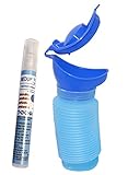 MEDUP Uriwell 800ml Mobilurinal mit 8ml Hygienespray für Reise und Camping