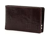 CAMP DAVID Geldbörse Portemonnaie Mini Wallet Quer Bashful Peak Braun Dark Brow