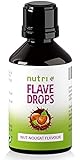 Flavour Drops Nuss-Nougat 30ml - Kalorienfreie Aroma-Tropfen - Geschmackstropfen zum Süßen und Backen - Flavor Drop Vegan - Nussaroma ohne Zucker - Hergestellt in D