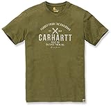 Carhartt Herren Outlast Graphic Short-Sleeve T-Shirt, Military Olive Heather, XL