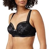 Playtex Damen Soutien-Gorge Avec Armatures Invisible Elegance Bügel-BH, Schwarz (Noir 001), 85B (Herstellergröße: 100B)